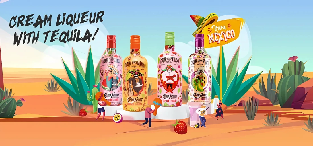 Cream Heroes Tequila Likőr