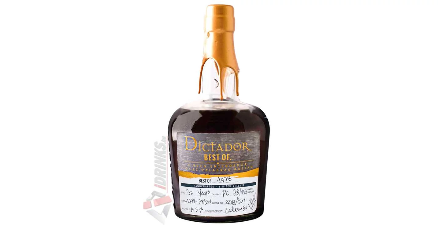 Dictador Rum The Best of 1978 [0,7L|43%] - iDrinks.hu