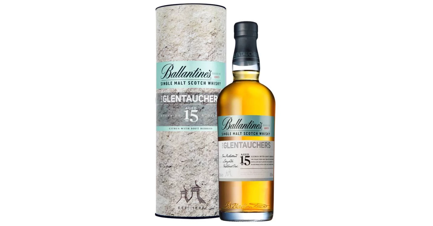 Ballantines 15 Years Glentauchers Single Malt Whisky [0,7L|40