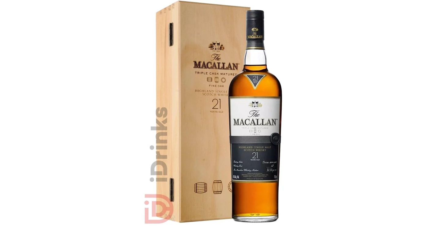 Macallan 21 Years Fine Oak Whisky [0,7L|43%] - iDrinks.hu