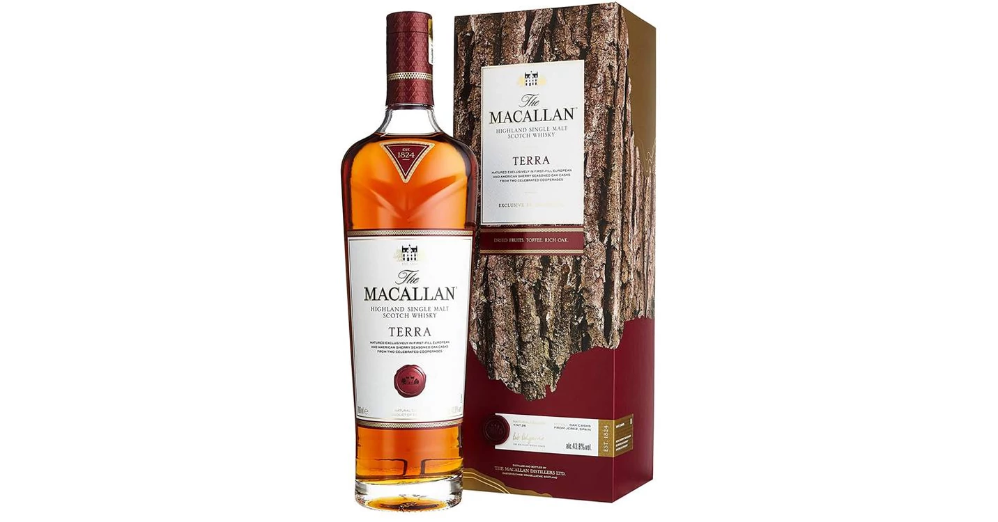 ウイスキー The Macallan Terra 700ml 43% Buy The Macallan Terra Single Malt Scotch Whisky - Liquidz