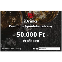 50.000 Ft-os iDrinks Prémium Ajándékutalvány