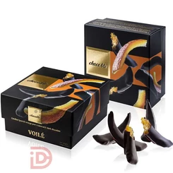 ChocoMe Voilé Kandírozott Fűszeres Spanyol Narancshéj Étcsokoládéval Bevonva [120g]