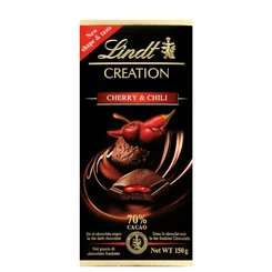 Lindt Creation 70% Cherry &amp; Chilli Étcsokoládé [150g]