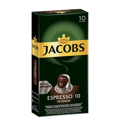 Jacobs Espresso 10 Intenso Nespresso Kompatibilis Kávékapszula (10 db) [52g]