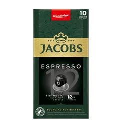 Jacobs Espresso 12 Ristretto Nespresso Kompatibilis Kávékapszula (10 db) [52g]
