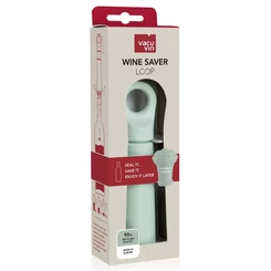 Vacu Vin Loop Design Vákuumpumpa Borzár - 1 db dugóval (Jade)