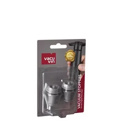 Vacu Vin Vákuumdugó Borzárhoz (2 db-os Szürke-Fekete)