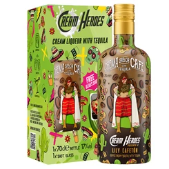 Cream Heroes Lily Cafetón Tequilalikőr (DD+Pohár) [0,7L|17%]