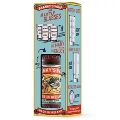 Shanky's Whip Black Irish Whiskey Likőr (DD+Shotos poharak) [0,7L|33%]