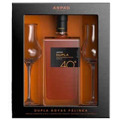 Árpád Dupla Ágyas Kajszibarack Pálinka (DD+2 Tulipán Pohár) [0,5L|40%]