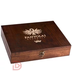 Panyolai Eszencia Exkluzív fadoboz 2 pohárral