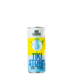 Mad Scientist Tiki Storm Rum Pineapple Dark &amp; Stormy RTD [0,25L|4,5%]