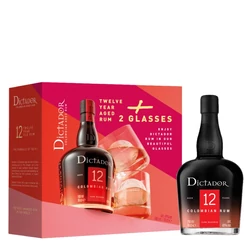 Dictador 12 Years Rum (DD+2 Pohár) [0,7L|40%]