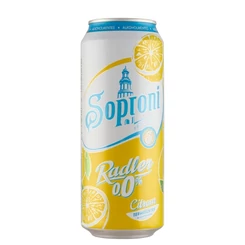 Soproni Radler Citrom Alkoholmentes /Dobozos/ [0,5L|0%] [24db/pack]