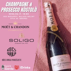 2026.06.17. 18:00 - Spirit Szerda -Champagne &amp; Prosecco Kóstoló