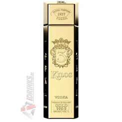 3 Kilos Vodka Gold 999.9 [1L|40%]