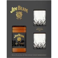 Jim Beam Black Label Whiskey (DD+Pohár) [0,7L|45%]