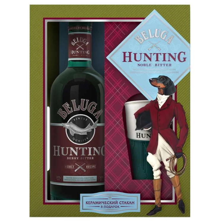 Beluga Hunting Berry Bitters (DD+Pohár) [0,7L|38%] - iDrinks.hu