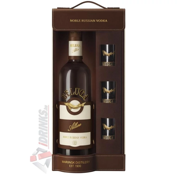 Beluga Allure Vodka (DD+ 3 Pohár) [0,7L|40%]