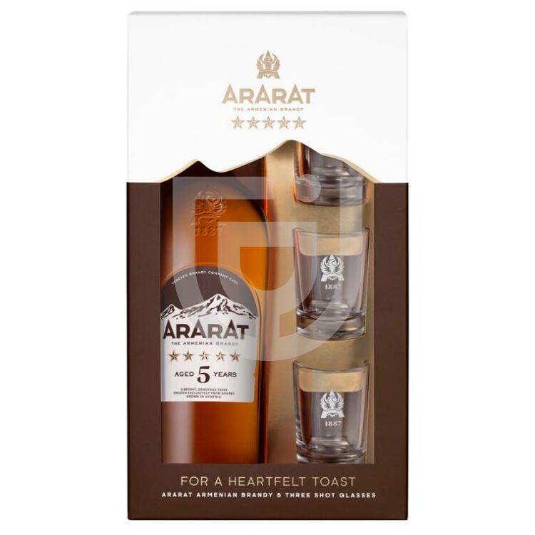 Ararat 5 Years Brandy (DD+Pohár) [0,7L|40%]