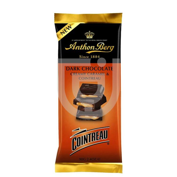 Anthon Berg Creamy Caramel Cointreau Likőrrel Töltött Étcsokoládé [90g]
