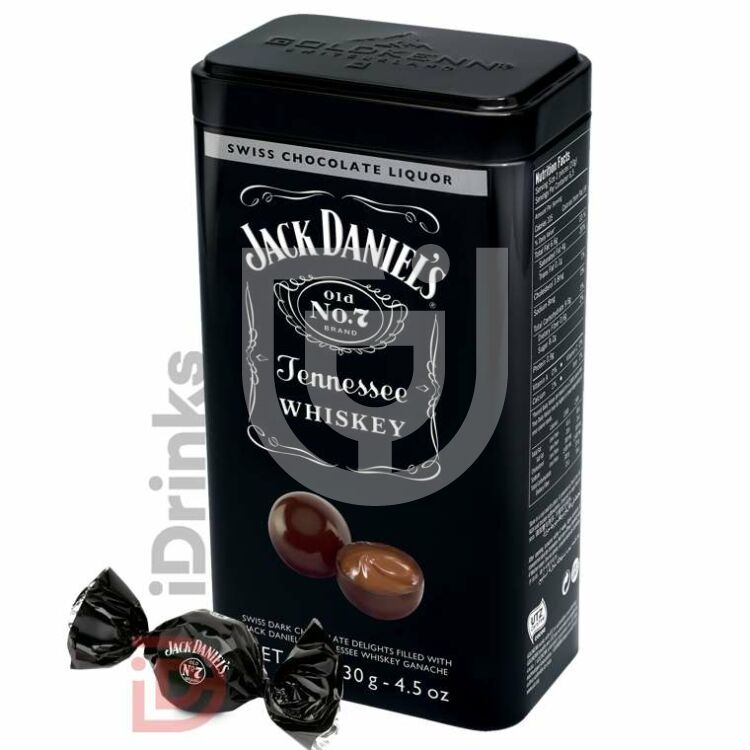 Goldkenn Jack Daniels Whiskey-s Csokoládé Golyók Fémdobozban [130g]