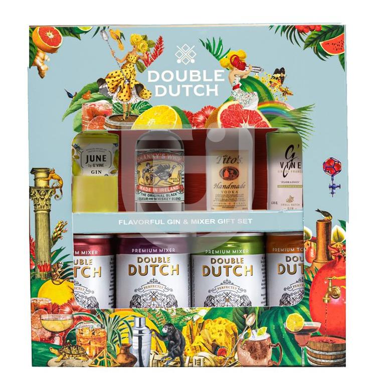 Double Dutch Flavourful Gin & Mixer Gift Set [0,8L40] iDrinks.hu