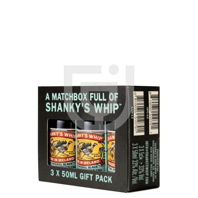 Shanky's Whip Black Irish Whiskey Likőr Matchbox Mini Pack [0,15L|33%]