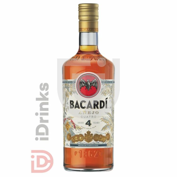 Bacardi Anejo 4 Years Cuatro Rum [1L|40%]