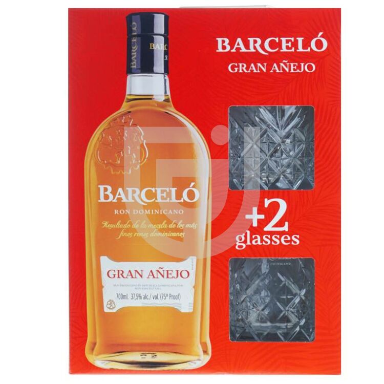 Barcelo Gran Anejo Rum (DD+Pohár) [0,7L|37,5%]