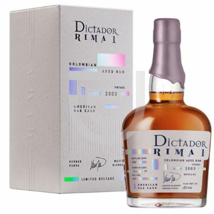 Dictador Rima 2003 American Oak Cask Rum [0,7L|43%]