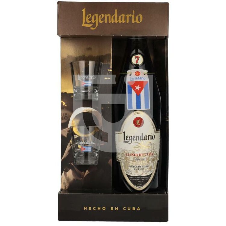 Legendario Elixir de Cuba 7 Years Rum (DD+Pohár) [0,7L|34%]