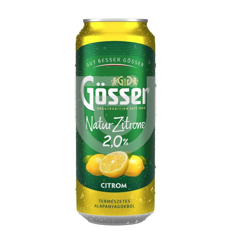 Gösser Natur Zitrone Citrom /Dobozos/ [0,5L|2%] [24db/pack] - iDrinks.hu