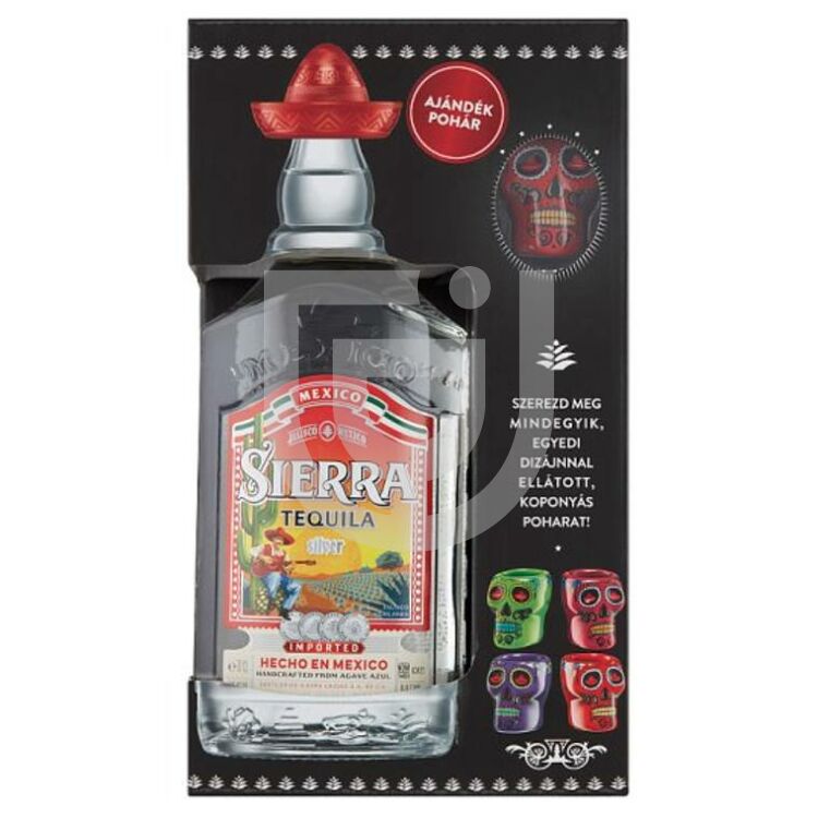 Sierra Silver Tequila (DD+Pohár) [0,7L|38%]