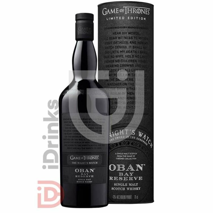 Night's Watch & Oban Bay Reserve Whisky - Game of Thrones Collection [0,7L|43%]