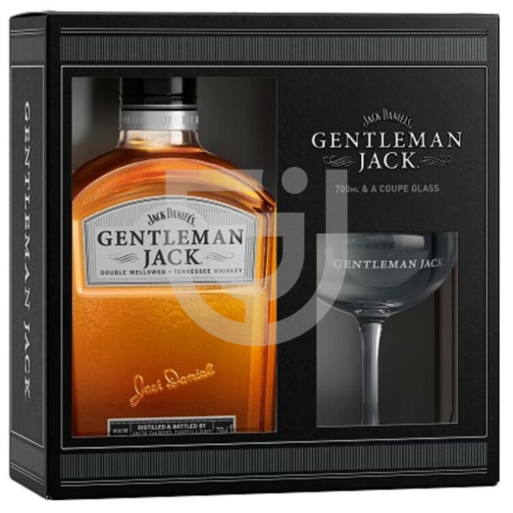 Jack Daniels Gentleman Jack Whiskey (DD+Pohár) [0,7L|40%]