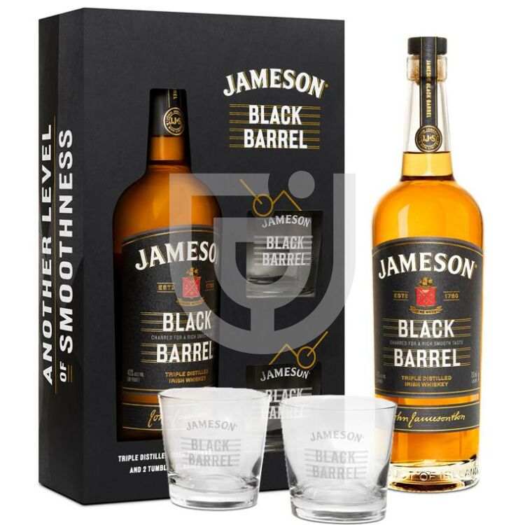 Jameson Black Barrel Whiskey (DD+2 Pohár) [0,7L|40%]