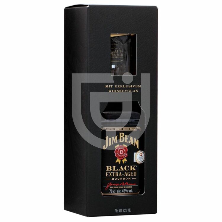 Jim Beam Black Label Whiskey (DD+Pohár) [0,7L|43%]