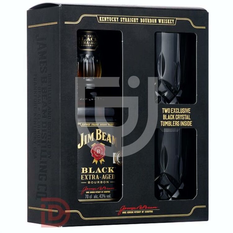 Jim Beam Black Label Whiskey (DD+2 Pohár) [0,7L|43%]