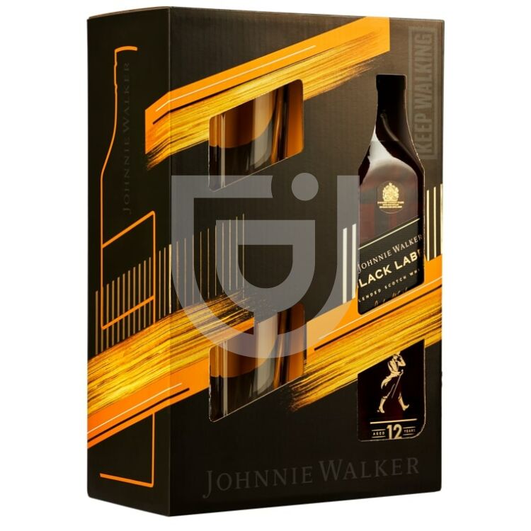 Johnnie Walker Black Label Whisky (DD+2 Pohár) [0,7L|40%]