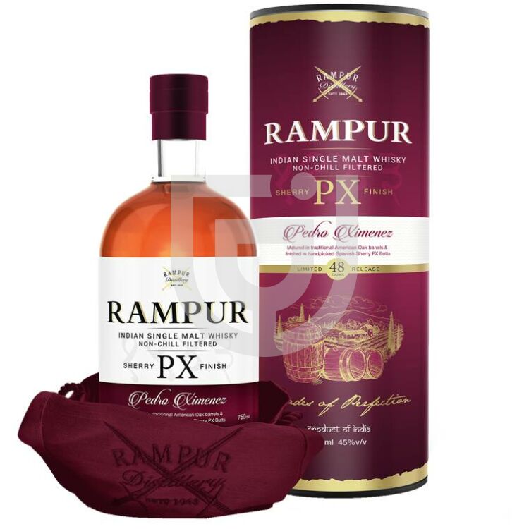 Rampur Indian Single Malt PX Sherry Finish Whisky [0,7L|45%]