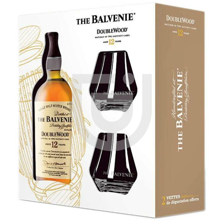 Balvenie 12 Years Double Wood Whisky (DD+2 Pohár) [0,7L|40%]