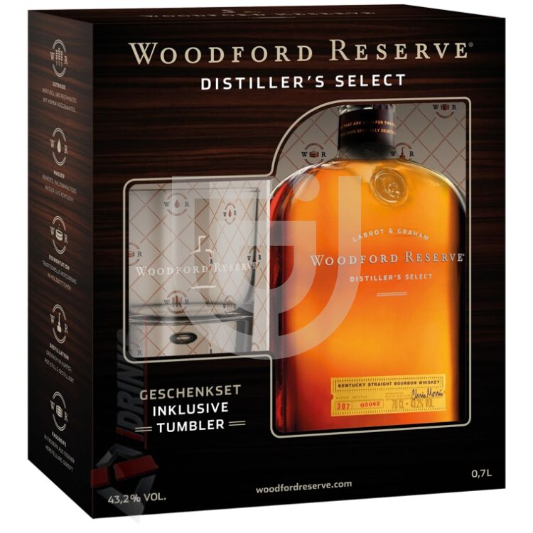 Woodford Reserve Whiskey (DD+Pohár) [0,7L|43,2%]