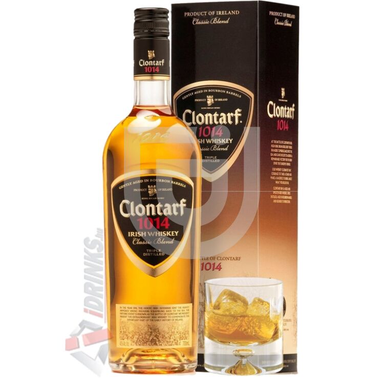 Clontarf Classic Blend Whiskey (DD + 1 Pohár) [0,7L|40%]