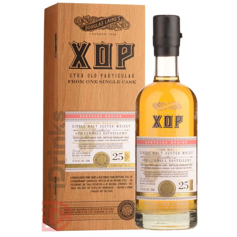 XOP Douglas Laing 25 Years Strathmill Whisky [0,7L|47,4%] - iDrinks.hu